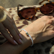 Load image into Gallery viewer, Initial pearl bracelet x TAJDA