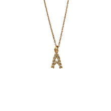 Load image into Gallery viewer, Sparkling letter necklace