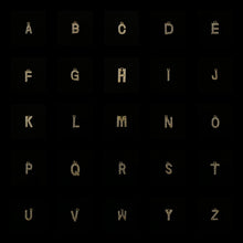 Load image into Gallery viewer, Sparkling letter necklace