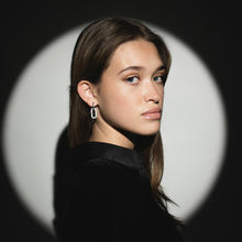Load image into Gallery viewer, Silver Adora earrings