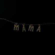 Load image into Gallery viewer, Sparkling letter necklace