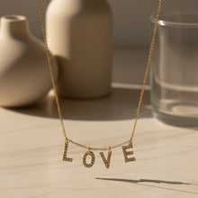 Load image into Gallery viewer, Sparkling letter necklace
