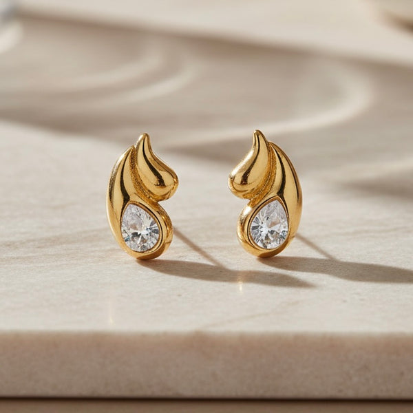 Sparkling drop uhani