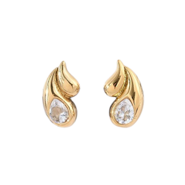 Sparkling drop uhani