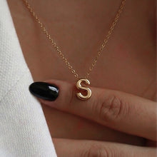 Load image into Gallery viewer, Mini letter necklace
