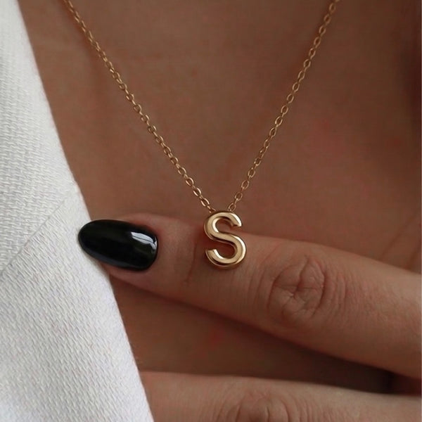 Mini letter necklace