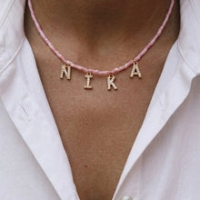 Load image into Gallery viewer, Summer name necklace
